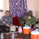 رئيس انتقالي لحج وضاح الحالمي يقدم واجب العزاء للشيخ نائف العكيمي في وفاة والده بـ حالمين