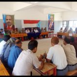 فريق التوجيه والرقابة الرئاسي ، والحالمي يلتقي بتنفيذية انتقالي حبيل جبر والسلطة المحلية بالمديرية لتعزيز العمل المشترك .