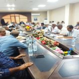 ​ المكتب التنفيذي بلحج يقف امام التقارير المقدمة عن نشاط فرعي الهيئة العامة للاراضي و الاستثمار