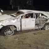 حادث مروع يودي بحياة خمسة شبان في عدن واصابة أربعة منهم في حالة حرجة