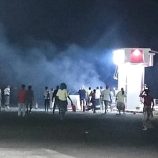 انفجار في محطة غاز بمجمع دوفس التجاري في أبين