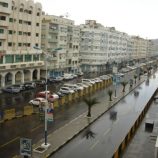 اندلاع حريق في عمارة بالشارع الرئيسي في المعلا