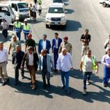 محافظ حضرموت يطلع على مستوى الانجاز لجسر المنورة في المكلا  والمرحلة الثانية لخور المكلا