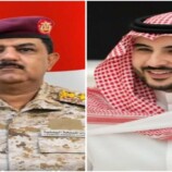 وزير الدفاع اللواء محسن الداعري يغرد ردا على رسالة نظيره السعودي الأمير خالد بن سلمان