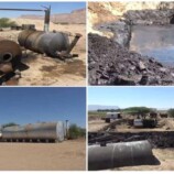 ضبط مصفاة نفط غير قانونية لمتنفذ شمالي في الخشعة بحضرموت