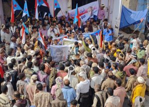 مسيرة حاشدة في المسيمير دعماً لخطوات المجلس الانتقالي الجنوبي والمطالبه بإعلان دولة الجنوب العربي