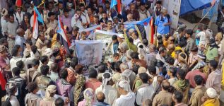 مسيرة حاشدة في المسيمير دعماً لخطوات المجلس الانتقالي الجنوبي والمطالبه بإعلان دولة الجنوب العربي