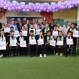 مدارس سماء عدن تستقبل طلابها الفائزين بالمركز الأول في مسابقة التحدي العالمي للروبوت