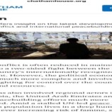 في المعهد الملكي البريطاني للشؤون الدولية تحليل لافت عن الجنوب العربي