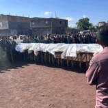 قيادة اللواء الخامس دعم واسناد واللواء الرابع عشر صاعقة تقر إستقبال العزاء لشهداء معركة المستقبل الواعد في منصة شهداء ردفان