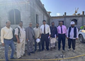 وكيل وزارة الزراعة والأسماك يتفقد الأعمال الإنشائية بمشروع تأهيل قسم الطب البيطري بكلية ناصر الزراعية