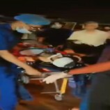 عملية إخلاء جرحى مصابين في تفجير موكب العميد حمدي شكري