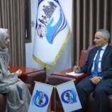 وزير الشؤون الاجتماعية والعمل يلتقي مديرة منظمة سيفروورلد