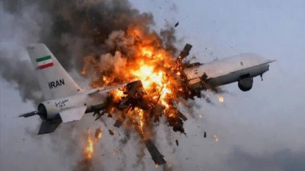 الجيش الامريكي يسقط اول طائرة ايرانية هاجمت مدمرة في بحر العرب