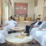أبناء حضرموت في الرياض يؤدون العواد بمناسبة عيد الفطر في حضرة اللواء أحمد بن بريك