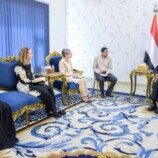 عضو مجلس القيادة الرئاسي محمود الصبيحي يستقبل في عدن سفيرة هولندا
