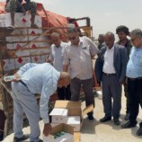 لجنة من وزارة الزراعة تعاين شاحنة مبيدات حشرية مضبوطة بمحافظة لحج
