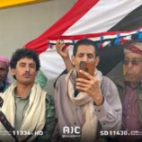 تظاهرة شبوة تعلن التضامن مع حضرموت وتدين مجزرة المكلا