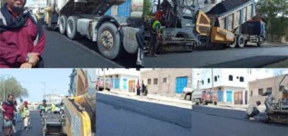 اليوسفي يدشن سلفتة طريق جعار الحصن باتيس
