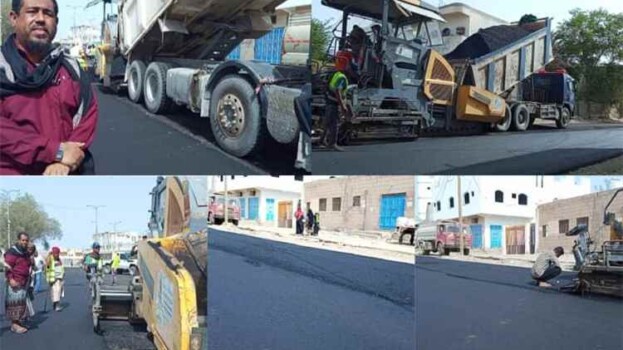 اليوسفي يدشن سلفتة طريق جعار الحصن باتيس