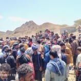 في موكب جنائزي مهيب.. تشييع جثمان الشهيد البطل عزام نصر الكلدي من مستشفى الجمهورية بعدن الى منطقة العسكرية