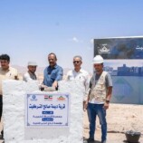 وضع حجر الاساس لمشروع قرية كويتية في عتق بشبوة