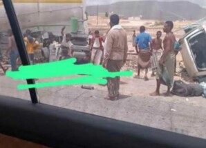 وفاة ثلاثة أشخاص في حادث تصادم مروع بمنطقة العيون في حضرموت