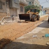 شراكة مجتمعية وتعاون مع السلطة المحلية.. انطلاق أعمال تأهيل الخط العام بحارة الهدى – حي الرصاصة