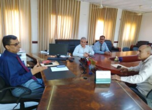 مدير عام صحة لحج يلتقي عميد كلية ردفان الجامعية لبحث التعاون المشترك وافتتاح قسم القبالة لمساق البكالوريوس