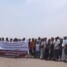 أهالي عدن البريقة ينفذون وقفة احتجاجية ويطالبون بإيقاف عمليات البسط على مقبرة أبو حربة الكبرى ومتنفساتها