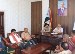 اليهري يناقش تفعيل العمل التنظيمي والميداني لتنفيذية انتقالي أرياف المكلا