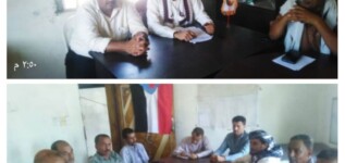 انتقالي المسيمير يناقش مسارات العمل التنظيمي والسياسي والجماهيري بحضور مدير الإدارة التنظيمية بمحافظة لحج