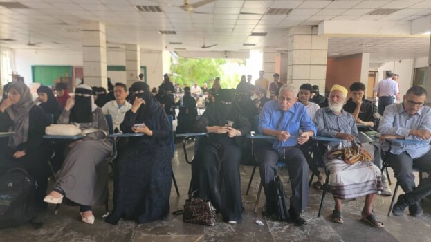 كلية الآداب بجامعة عدن تستقبل الطلبة المستجدين في حفل ترحيبي