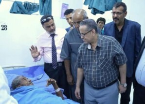 الحالمي يتفقد جرحى القوات المسلحة الجنوبية والمقاومة بمستشفى عبود العسكري ويفتتح أقسام رقود جديدة بسعة 60 سريرًا