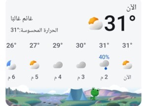 درجات الحرارة المتوقعة اليوم السبت في الجنوب واليمن