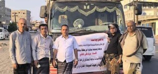 برعاية الحالمي لحج تدشن قافلة إغاثية لدعم المرابطين والأسر في جبهات الصبيحة