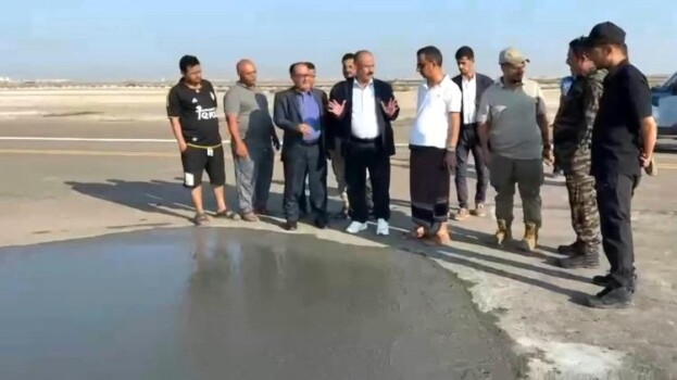 استئناف نشاط مطار عدن الدولي عقب توقفه جراء القصف الحوثي