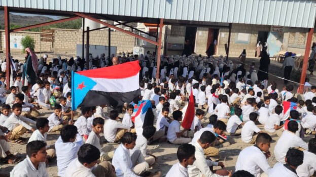 مدرسة الشهيد صالح علي منصر لخجف بردفان تحتفي بالذكرى 63 لثورة الرابع عشر من أكتوبر المجيدة..
